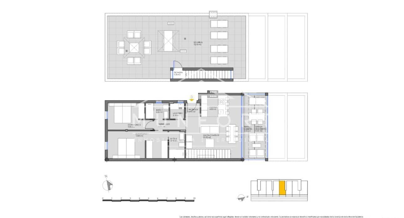 2 camera da letto Attico in vendita in Mar de Cristal con piscina - 325.000 € (Rif: 9279657)