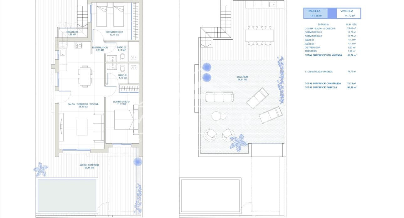 2 makuuhuone Huvila myytävänä paikassa Roldan mukana uima-altaan - 227 500 € (Ref: 9279658)