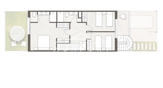 2 slaapkamer Villa te koop in Pilar de la Horadada ciudad, Pilar de la Horadada met zwembad - € 298.900 (Ref: 9279664)