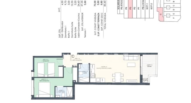 2 slaapkamer Appartement te koop in Playa del Cura, Torrevieja met zwembad - € 339.000 (Ref: 9282649)
