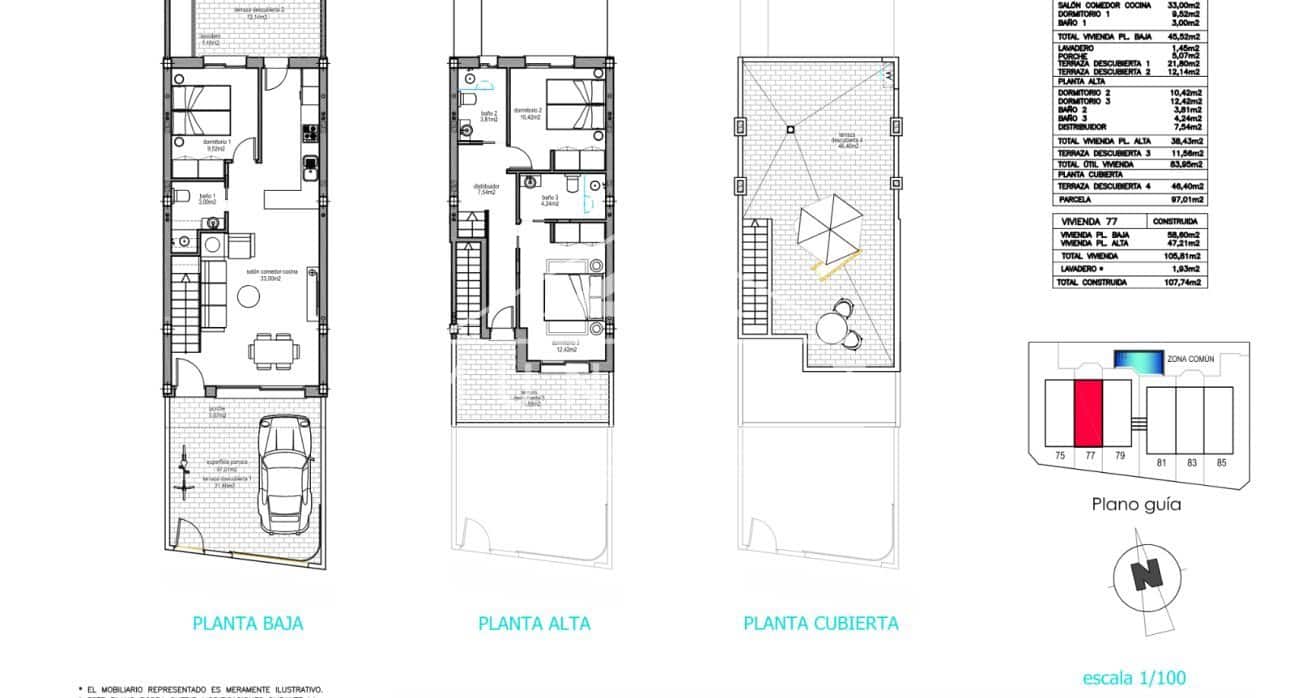 4 soverom Hus til salgs i Pilar de la Horadada med svømmebasseng - € 369 900 (Ref: 9283052)