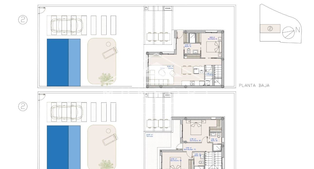 3 Zimmer Villa zu verkaufen in San Pedro del Pinatar mit Pool - 499.950 € (Ref: 9294258)