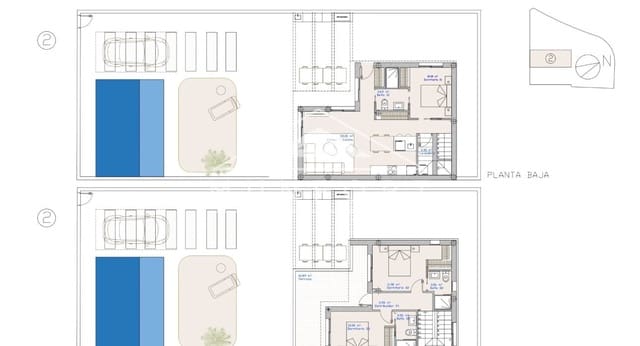 3 Zimmer Villa zu verkaufen in San Pedro del Pinatar ciudad, San Pedro del Pinatar mit Pool - 499.950 € (Ref: 9294258)