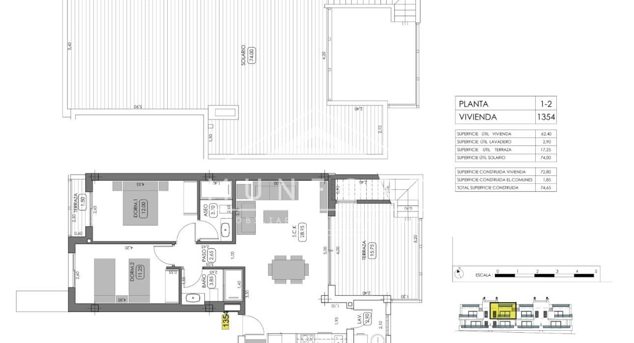 2 chambre Appartement à vendre à Algorfa avec piscine - 315 000 € (Ref: 9311599)
