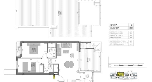 2 chambre Appartement à vendre à Algorfa avec piscine - 315 000 € (Ref: 9311599)