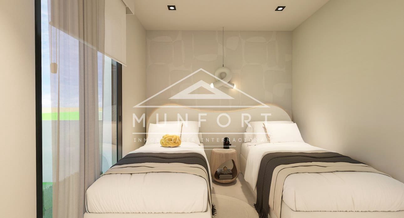 2 quarto Bungalow para venda em Pilar de la Horadada com piscina - 296 000 € (Ref: 9345728)