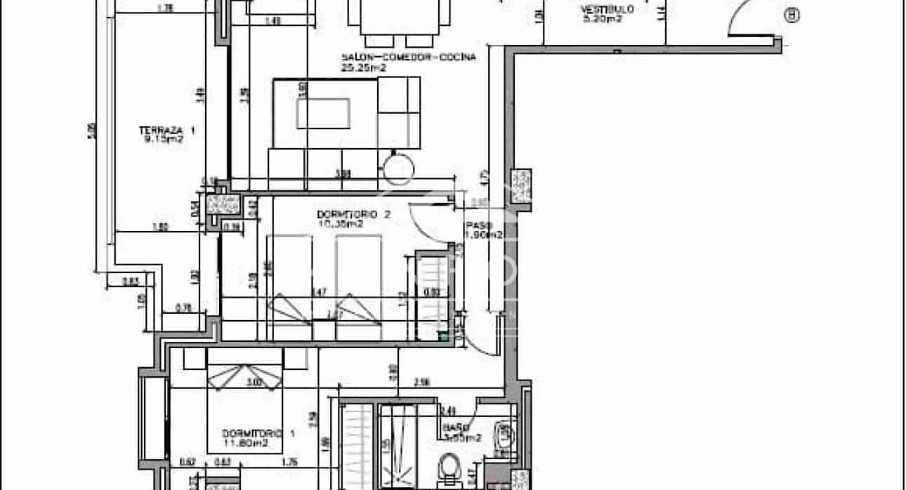 2 slaapkamer Appartement te koop in La Manga del Mar Menor met zwembad - € 213.259 (Ref: 9350045)