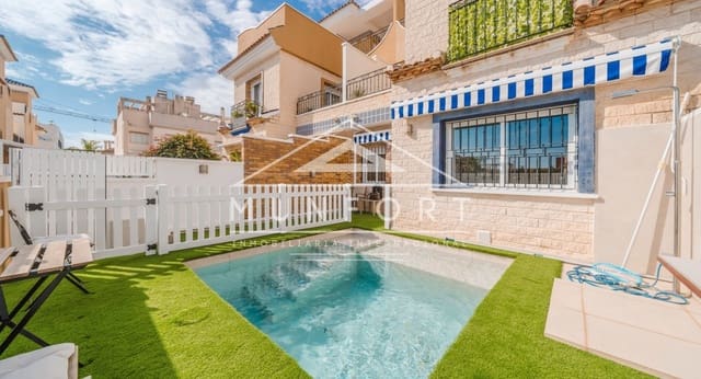 3 chambre Villa/Maison Semi-Mitoyenne à vendre à Torre de la Horadada, Pilar de la Horadada avec piscine - 378 000 € (Ref: 9352918)