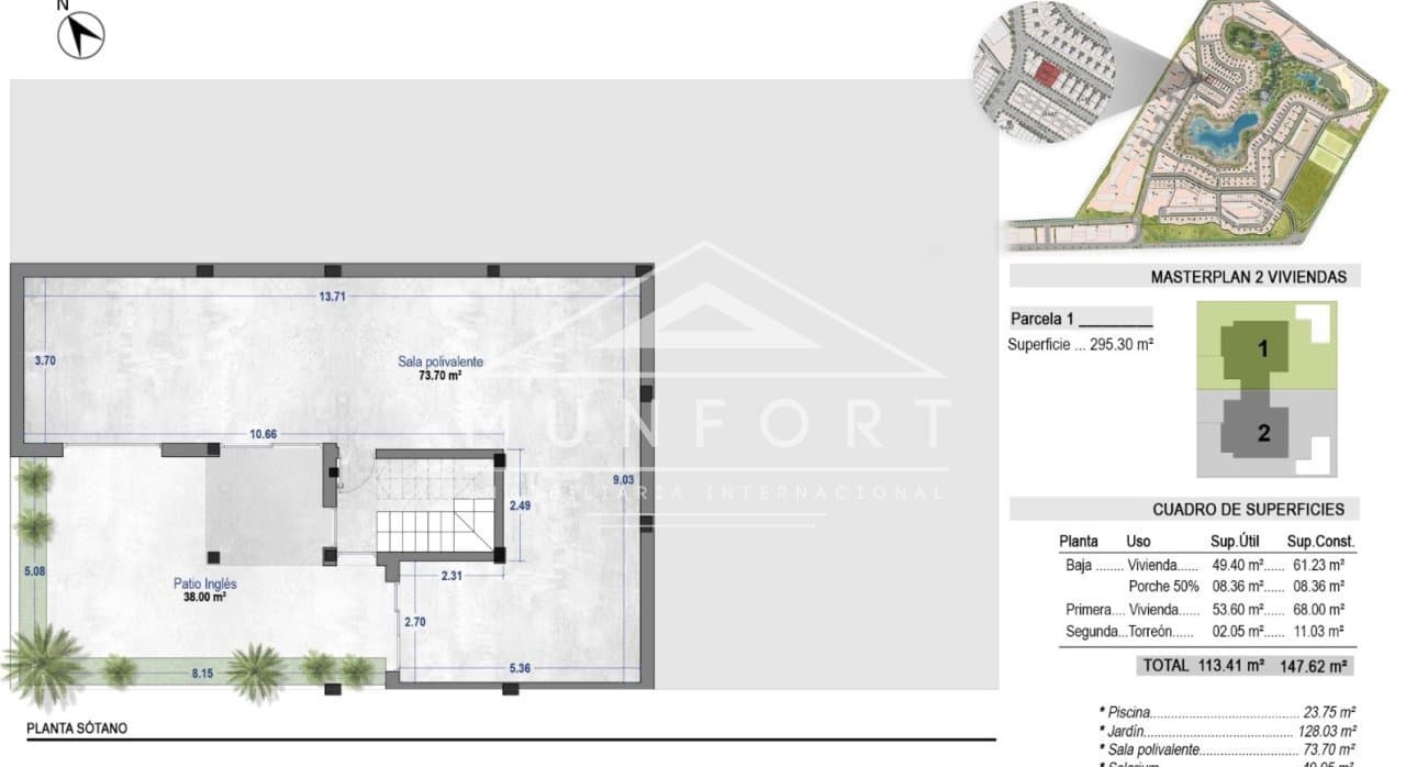 4 bedroom Villa for sale in Torre-Pacheco with pool - € 785,000 (Ref: 9357530)