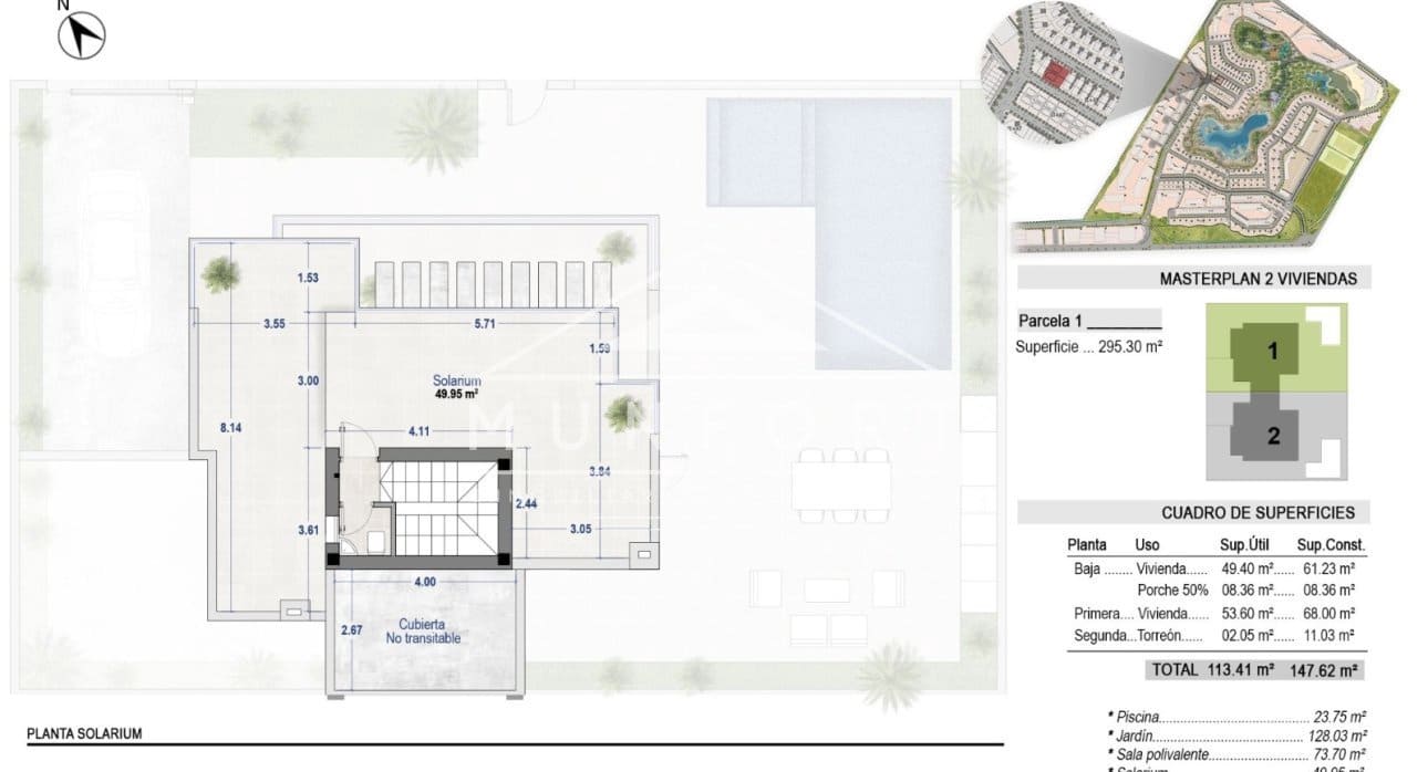 4 bedroom Villa for sale in Torre-Pacheco with pool - € 785,000 (Ref: 9357530)