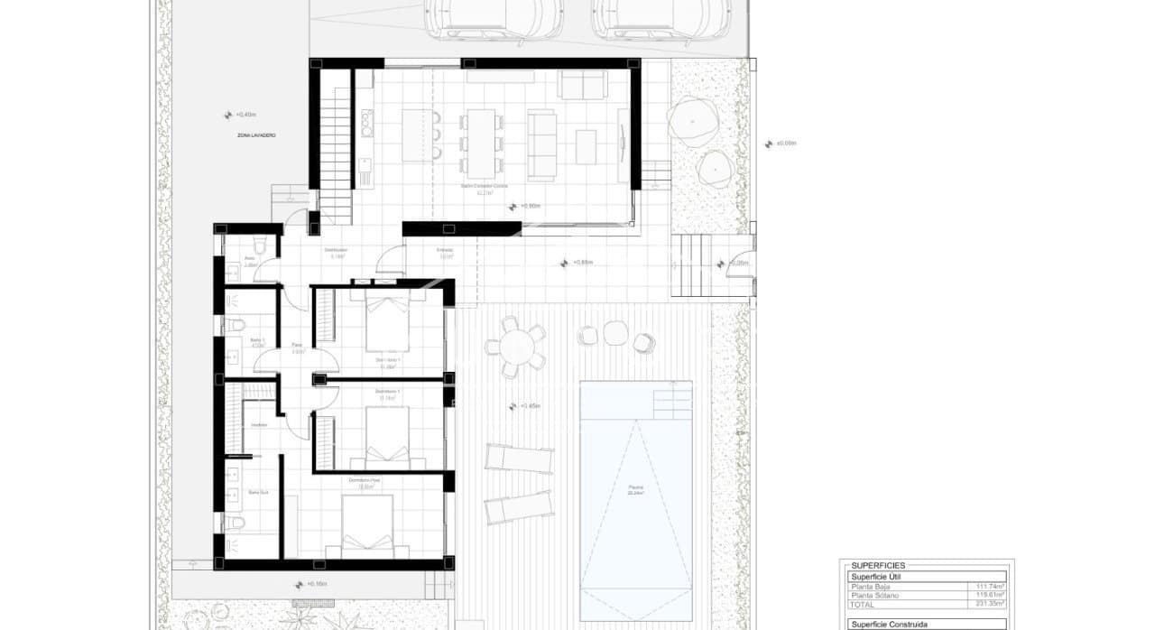 3 bedroom Villa for sale in Torre-Pacheco with pool - € 765,000 (Ref: 9363227)