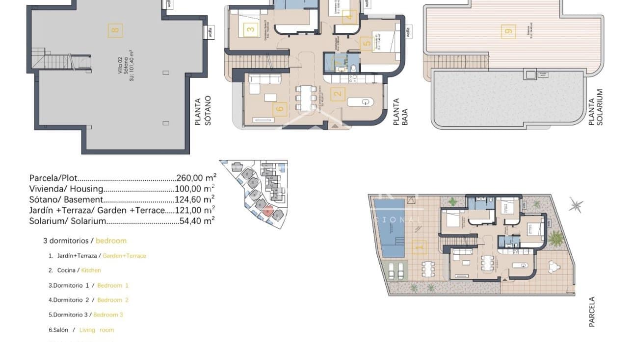 3 Zimmer Villa zu verkaufen in Los Alcazares mit Pool - 589.900 € (Ref: 9388226)