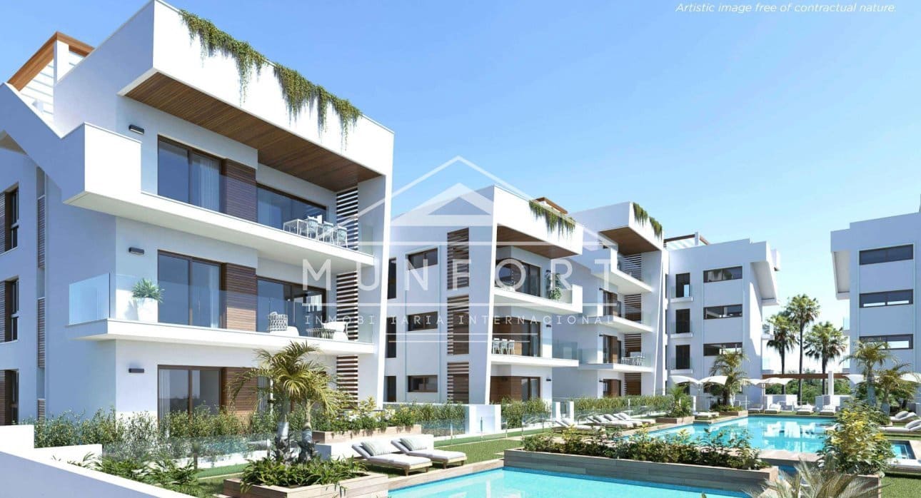 2 Zimmer Apartment zu verkaufen in Los Alcazares mit Pool - 339.000 € (Ref: 9388530)