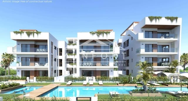 2 Zimmer Apartment zu verkaufen in Los Narejos, Los Alcázares mit Pool - 339.000 € (Ref: 9388530)