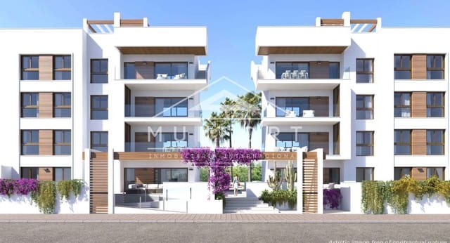 2 Zimmer Apartment zu verkaufen in Los Narejos, Los Alcázares mit Pool - 329.000 € (Ref: 9388531)