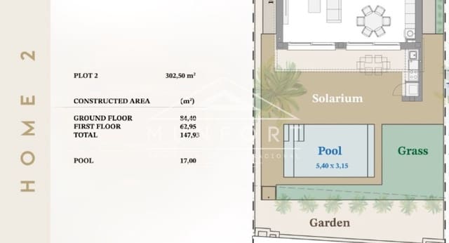 3 slaapkamer Huis te koop in Santiago de la Ribera, San Javier met zwembad - € 585.000 (Ref: 9402635)