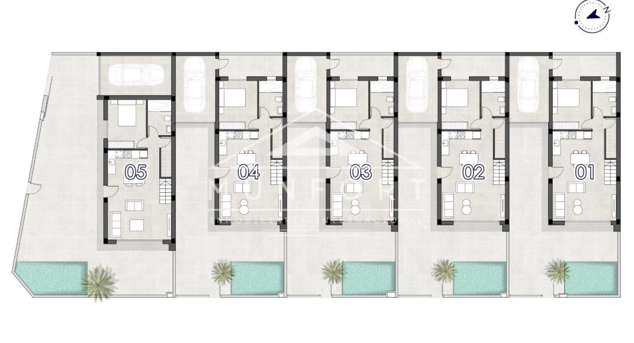 3 Zimmer Haus zu verkaufen in San Pedro del Pinatar mit Pool - 380.000 € (Ref: 9457845)