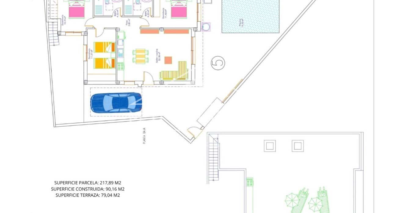 3 slaapkamer Villa te koop in Balsicas met zwembad - € 314.900 (Ref: 9460645)