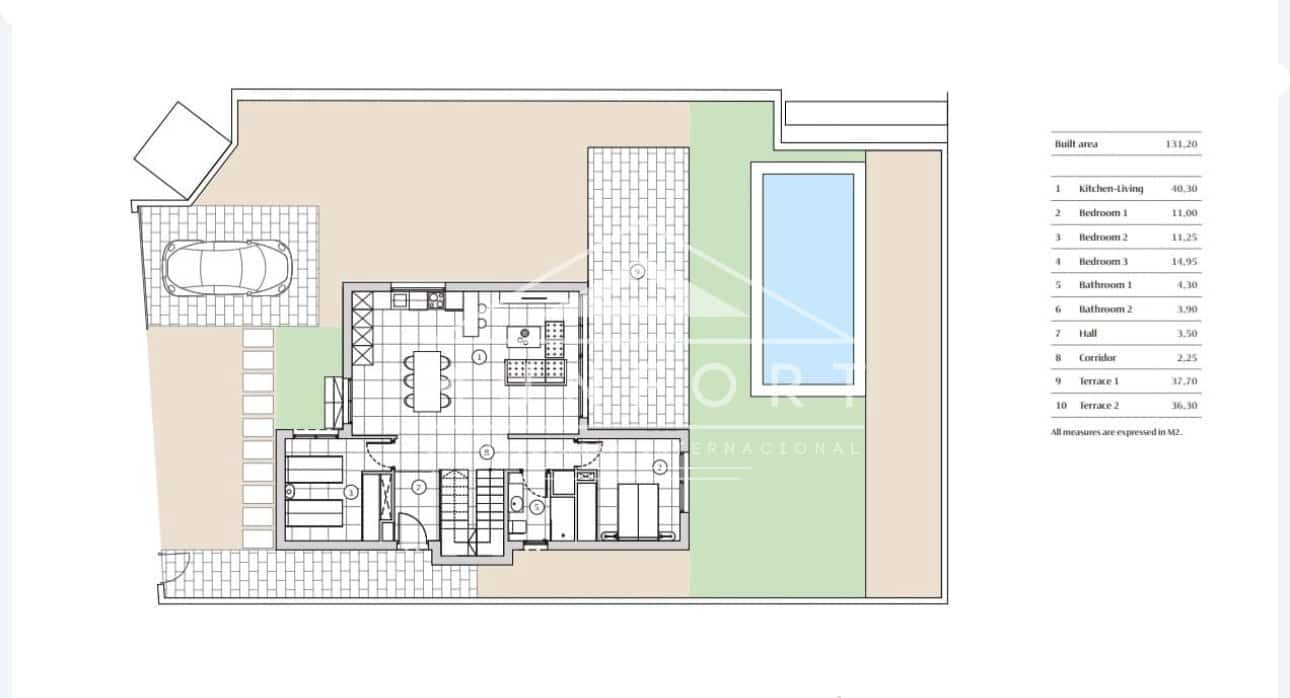 3 bedroom Villa for sale in Algorfa with pool - € 535,000 (Ref: 9460646)