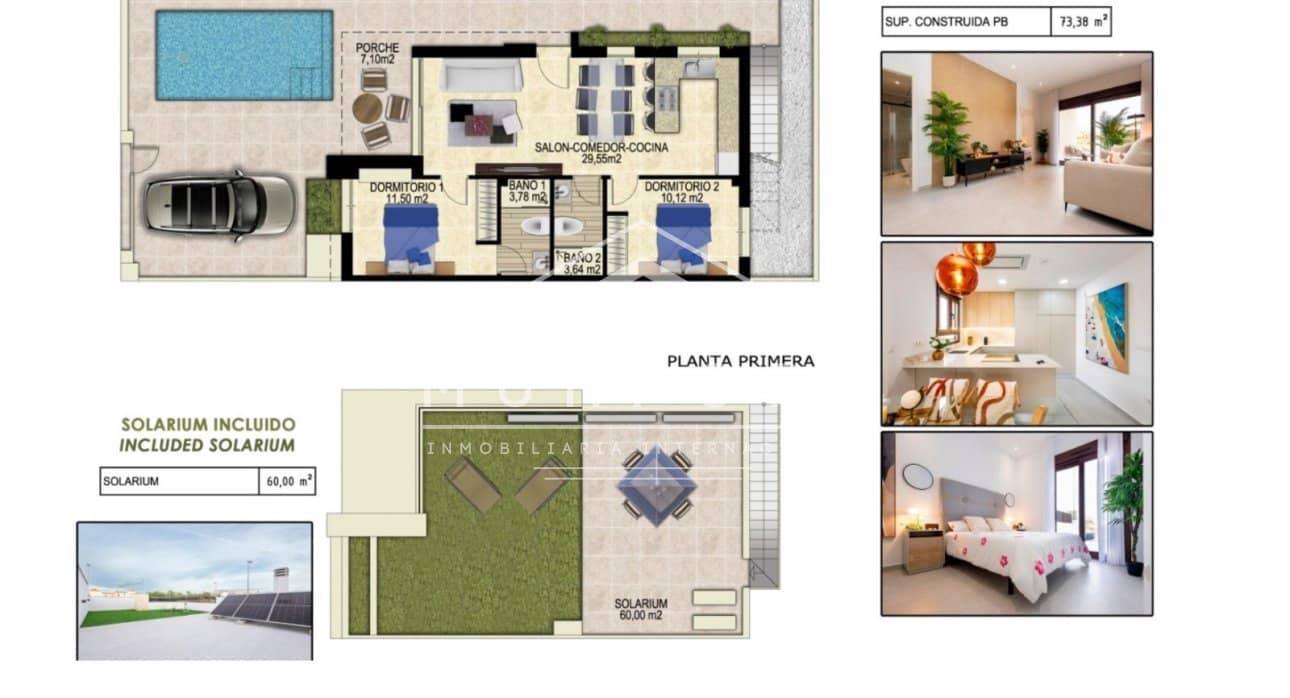 2 soverom Hus til salgs i Orihuela med svømmebasseng - € 351 000 (Ref: 9465980)