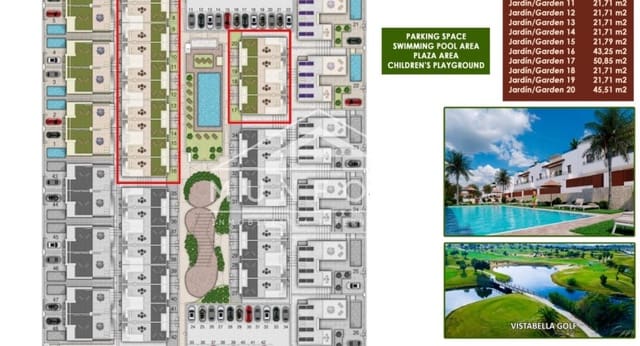 3 makuuhuone Omakotitalo myytävänä paikassa Desamparados - Hurchillo - Torremendo, Orihuela mukana uima-altaan - 299 000 € (Ref: 9465981)