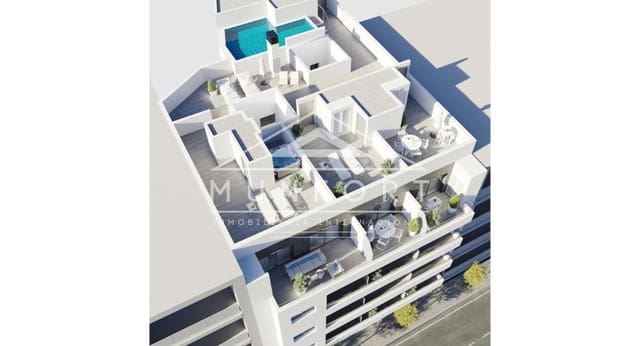 2 soveværelse Penthouse til salg i Puerto Deportivo, Torrevieja med swimmingpool - € 419.000 (Ref: 9523616)