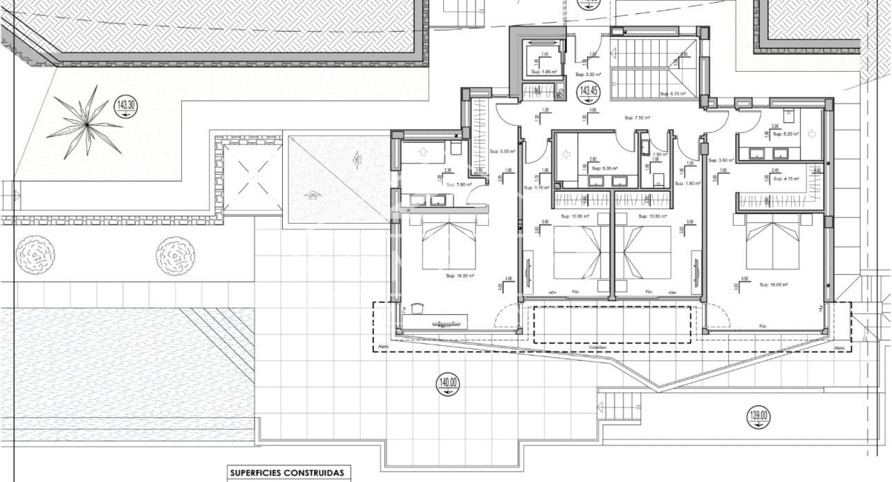 4 soveværelse Villa til salg i Benissa med swimmingpool - € 2.450.000 (Ref: 9525668)