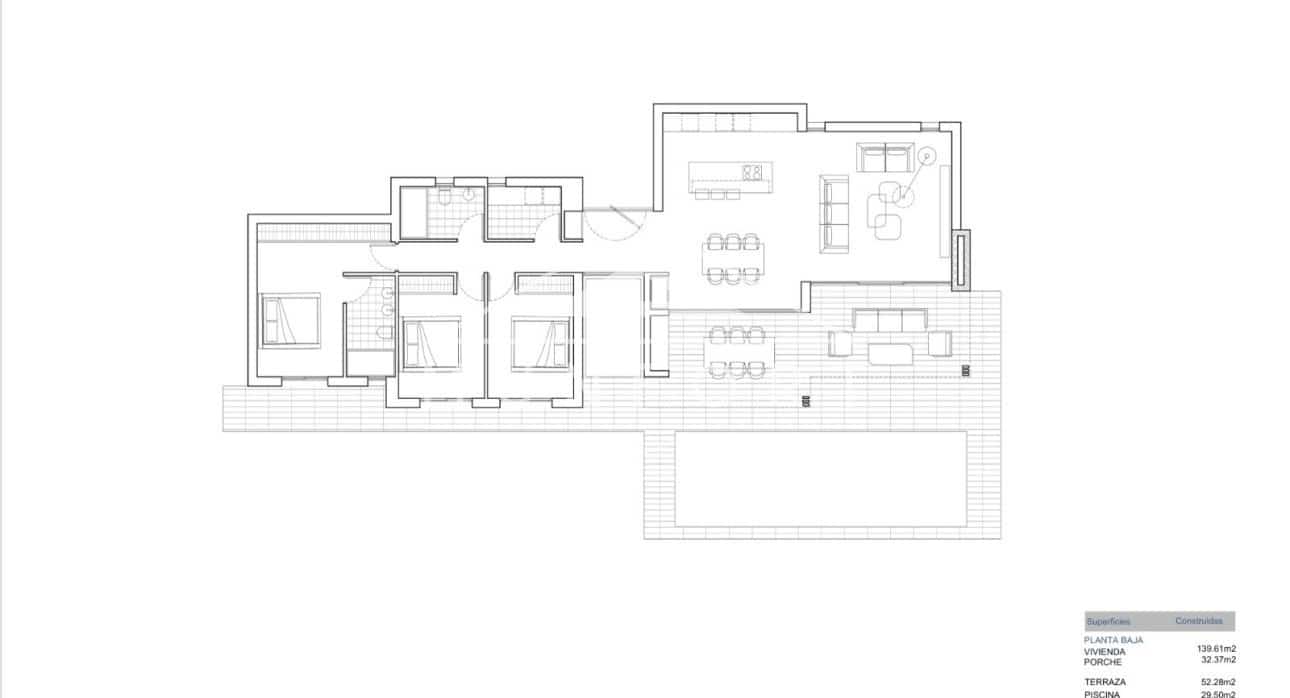 3 soveværelse Villa til salg i Calpe / Calp med swimmingpool - € 1.190.000 (Ref: 9532999)