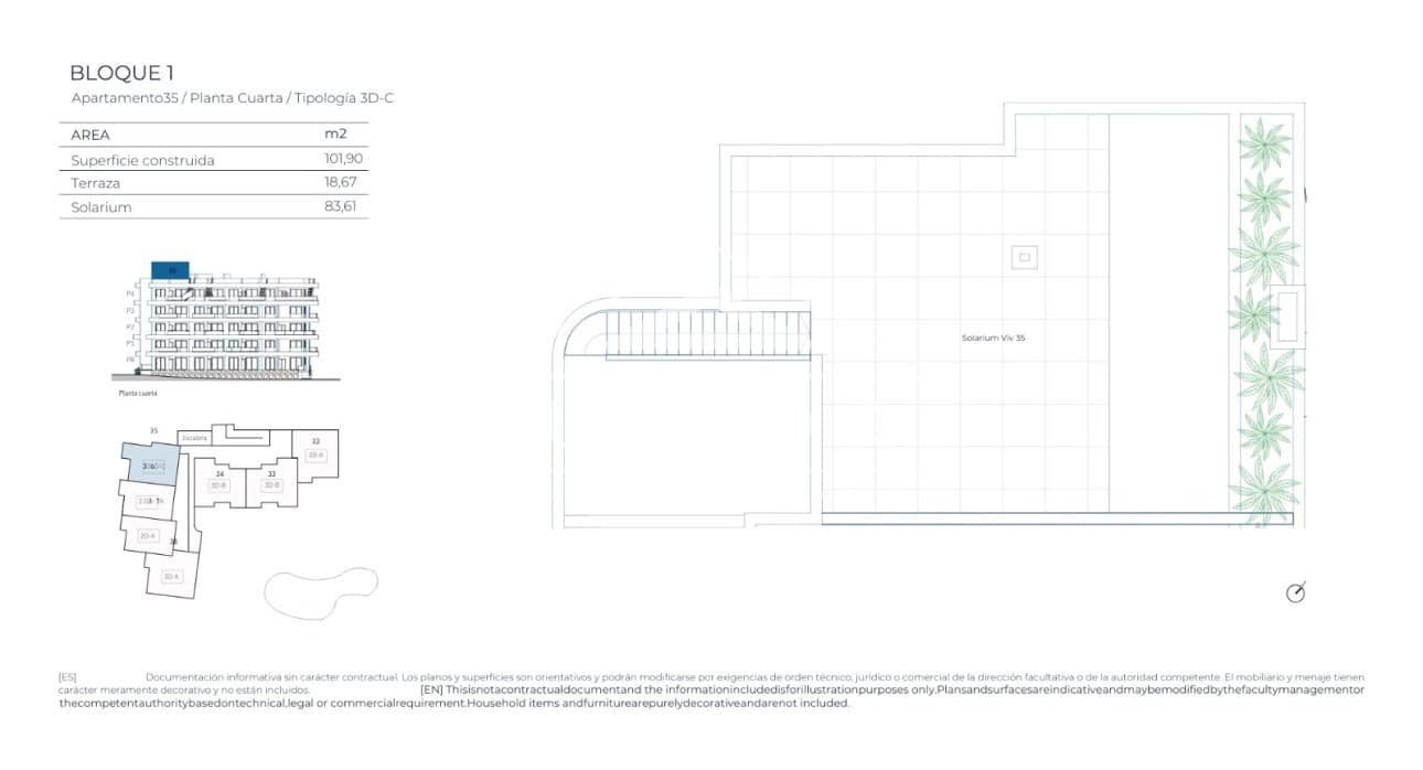 3 Zimmer Penthouse zu verkaufen in Banos y Mendigo mit Pool - 475.000 € (Ref: 9539630)