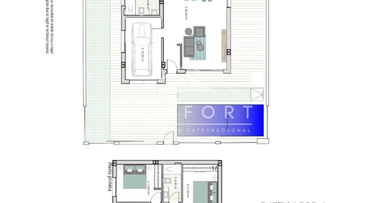 3 Zimmer Villa zu verkaufen in Los Alcazares mit Pool - 590.000 € (Ref: 9542678)