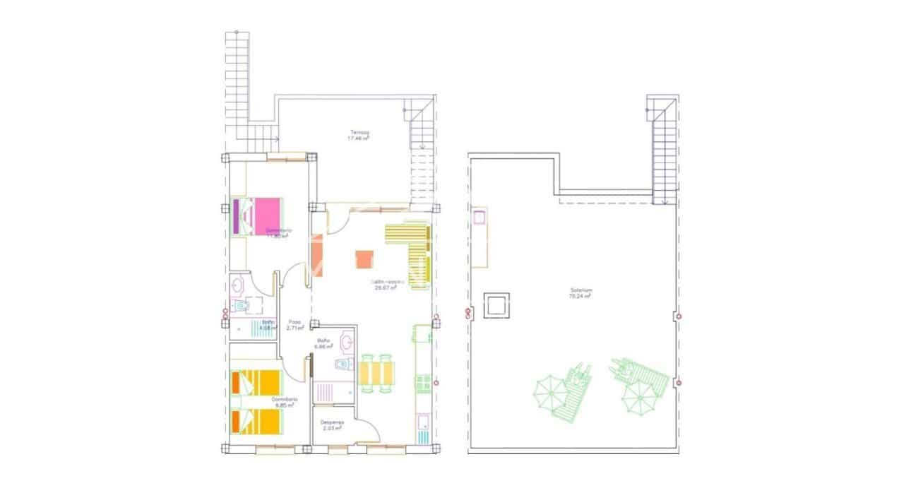 2 soveværelse Bungalow til salg i San Javier med swimmingpool - € 272.900 (Ref: 9566448)