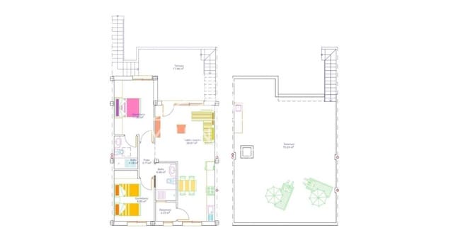 2 soveværelse Bungalow til salg i Ciudad, San Javier med swimmingpool - € 272.900 (Ref: 9566448)
