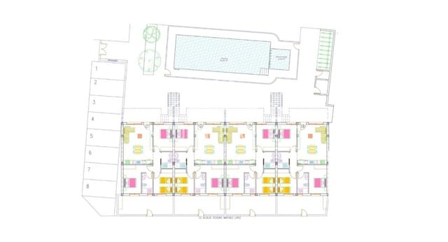 3 soveværelse Bungalow til salg i Ciudad, San Javier med swimmingpool - € 258.900 (Ref: 9566449)