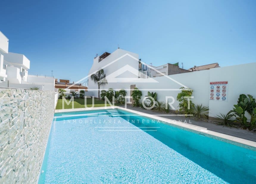 3 sypialnia Bungalow na sprzedaż w Pilar de la Horadada z basenem - 395 900 € (Ref: 9617107)