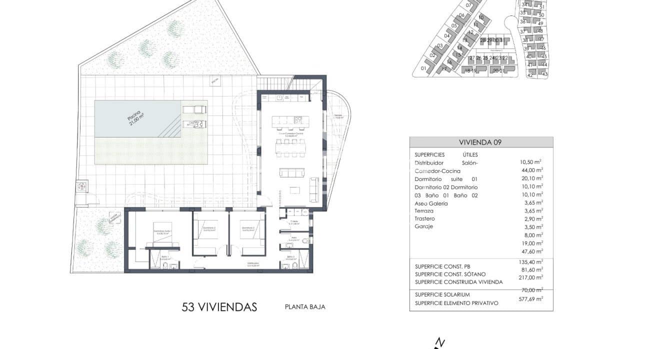 3 bedroom Villa for sale in Algorfa with pool - € 600,000 (Ref: 9626592)