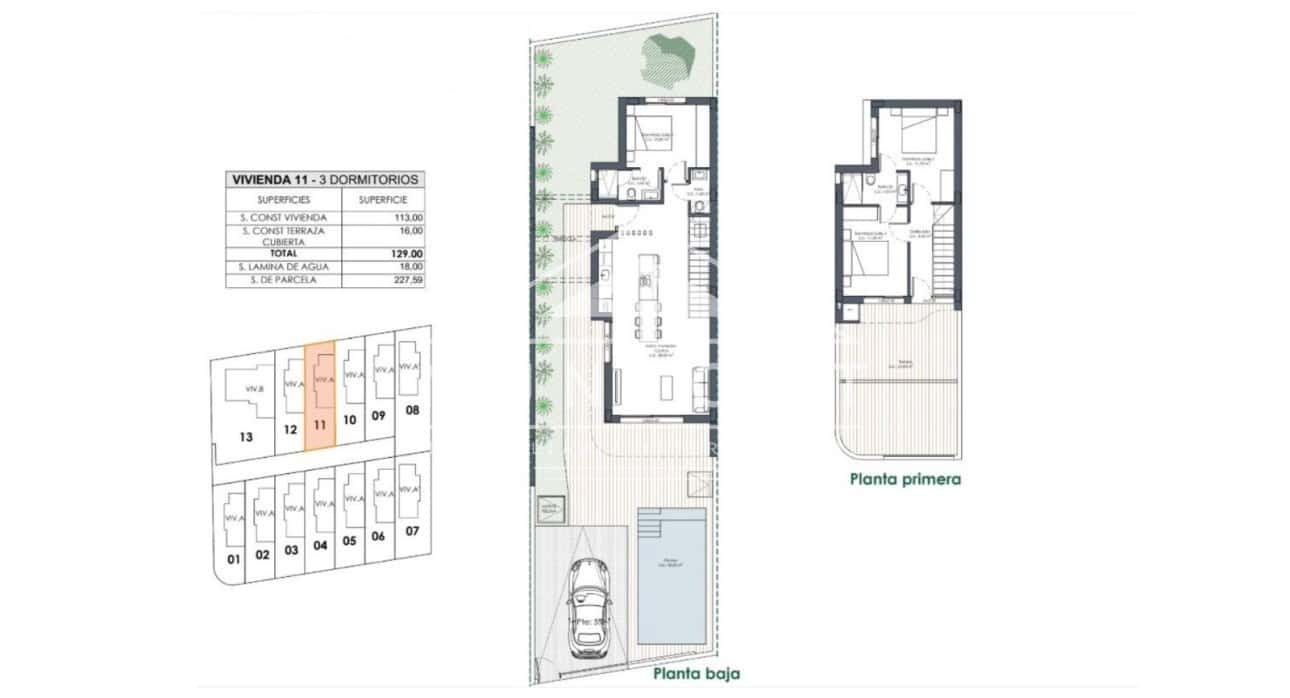 3 bedroom Villa for sale in Los Montesinos with pool - € 445,000 (Ref: 9643353)