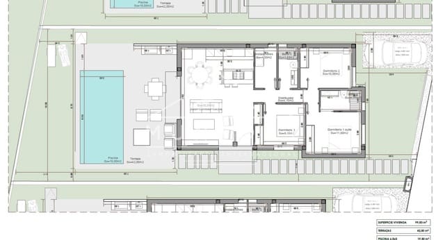 3 sovrum Villa till salu i Los Montesinos med pool - 475 000 € (Ref: 9643354)