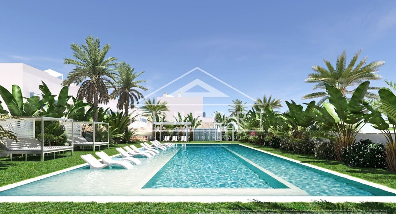 2 camera da letto Bungalow in vendita in Torre de la Horadada con piscina - 375.000 € (Rif: 9653319)