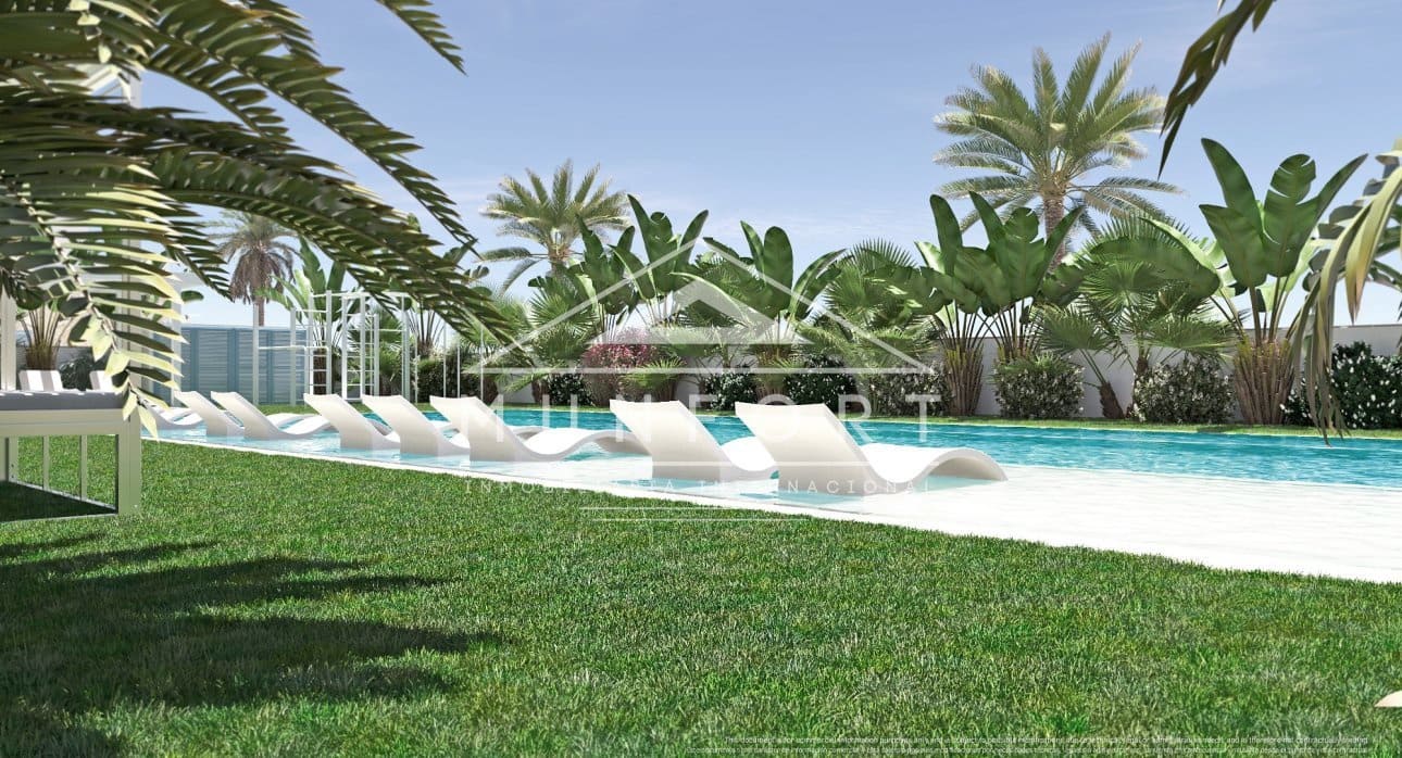 2 camera da letto Bungalow in vendita in Torre de la Horadada con piscina - 375.000 € (Rif: 9653319)