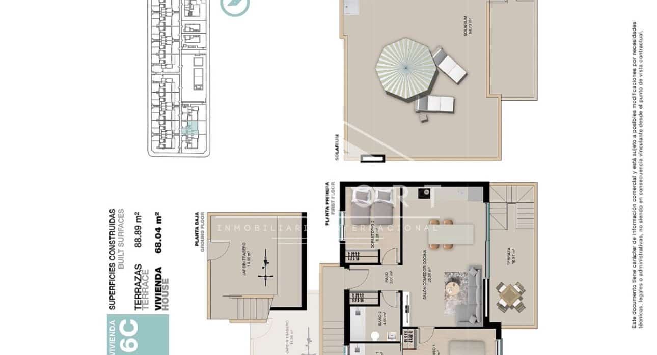 2 bedroom Bungalow for sale in Torre de la Horadada with pool - € 385,000 (Ref: 9653320)