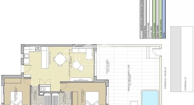 2 soveværelse Bungalow til salg i Rojales - € 261.900 (Ref: 9654212)