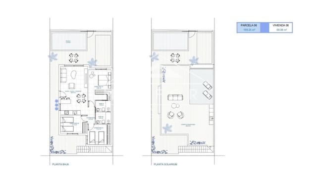 3 camera da letto Villa in vendita in Torre-Pacheco con piscina - 259.900 € (Rif: 9656997)