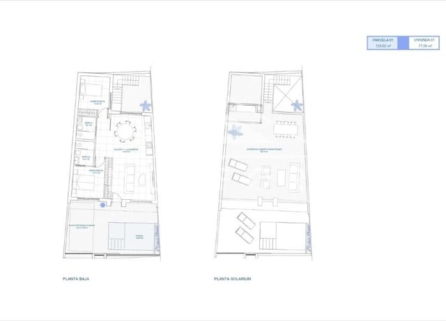 2 camera da letto Villetta a Schiera in vendita in Roldan, Torre-Pacheco con piscina - 279.900 € (Rif: 9665418)