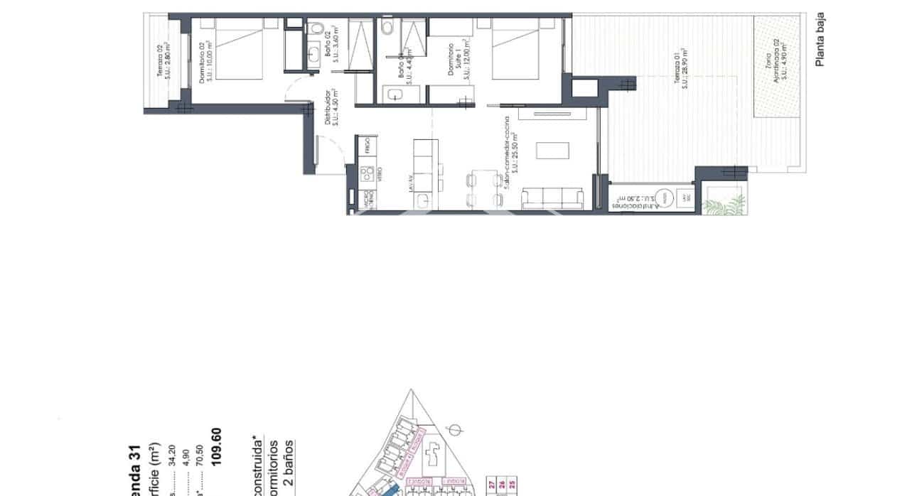 2 quarto Apartamento para venda em Los Alcazares com piscina - 319 000 € (Ref: 9672722)