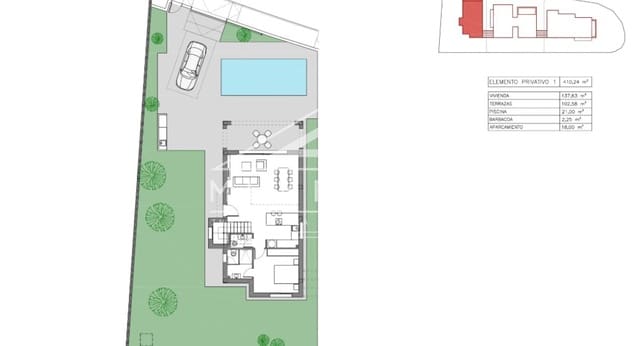 3 bedroom Villa for sale in Lomas de Cabo Roig - Los Dolses, Orihuela with pool - € 760,000 (Ref: 9678195)