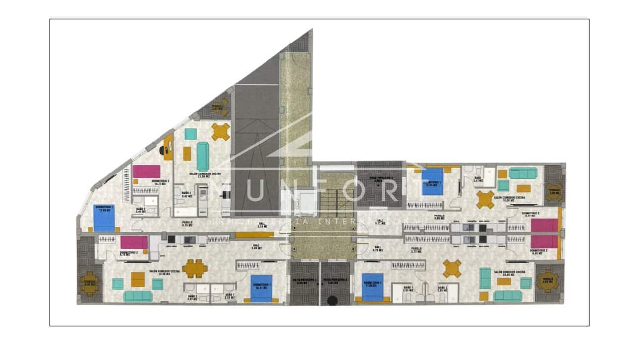 2 bedroom Apartment for sale in Lo Pagan with pool - € 388,425 (Ref: 9684348)