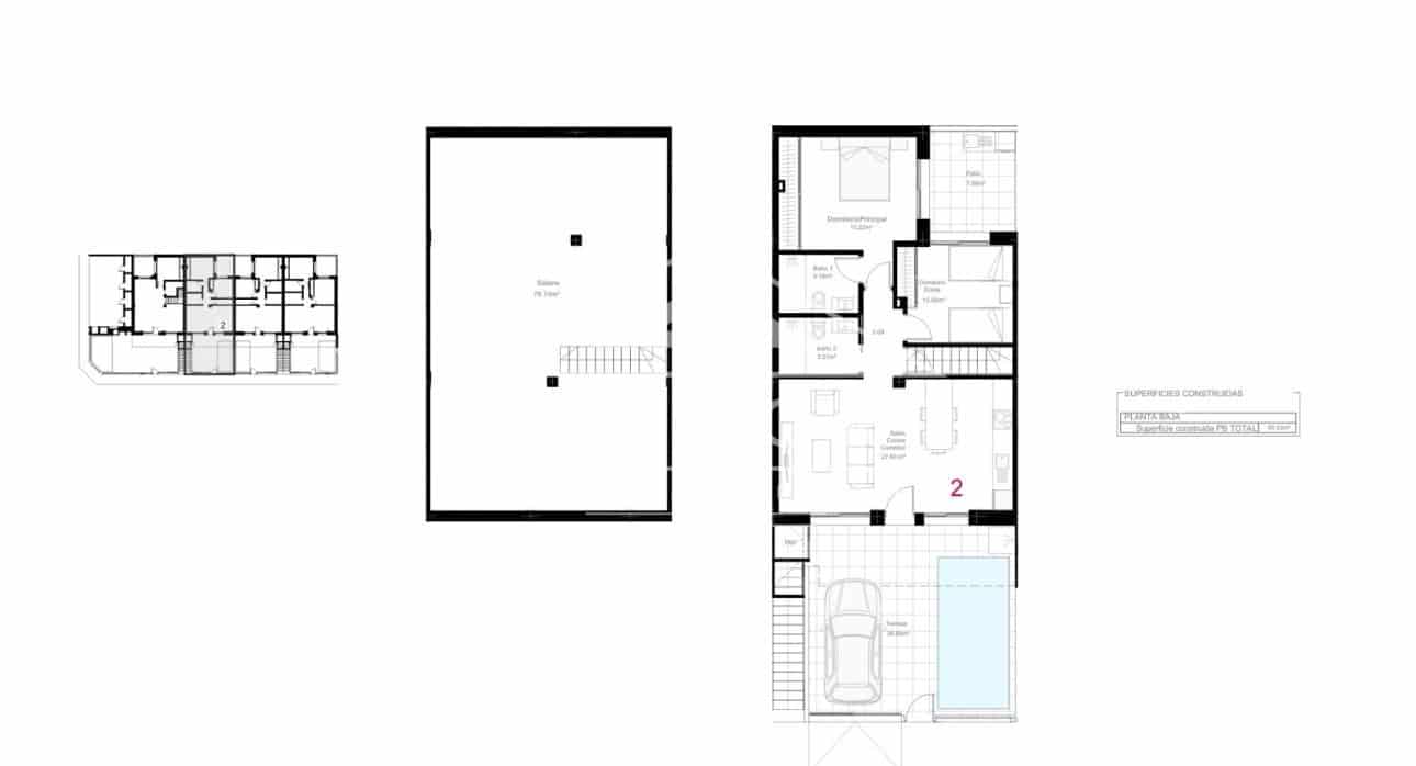 2 slaapkamer Bungalow te koop in San Pedro del Pinatar met zwembad - € 319.900 (Ref: 9709099)