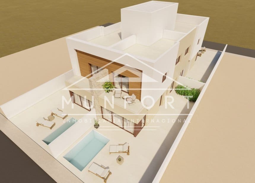 3 quarto Casa em Banda para venda em Santiago de la Ribera com piscina - 376 500 € (Ref: 9832763)