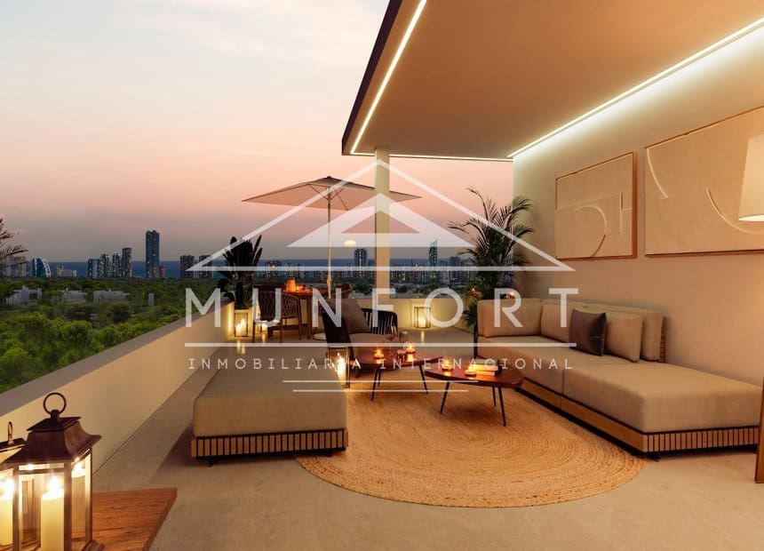 2 sypialnia Apartament na sprzedaż w Finestrat z basenem - 430 000 € (Ref: 9867475)