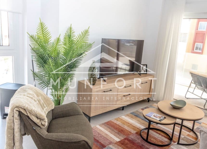 2 bedroom Apartment for rent in La Manga del Mar Menor with pool - € 998 (Ref: 9893234)